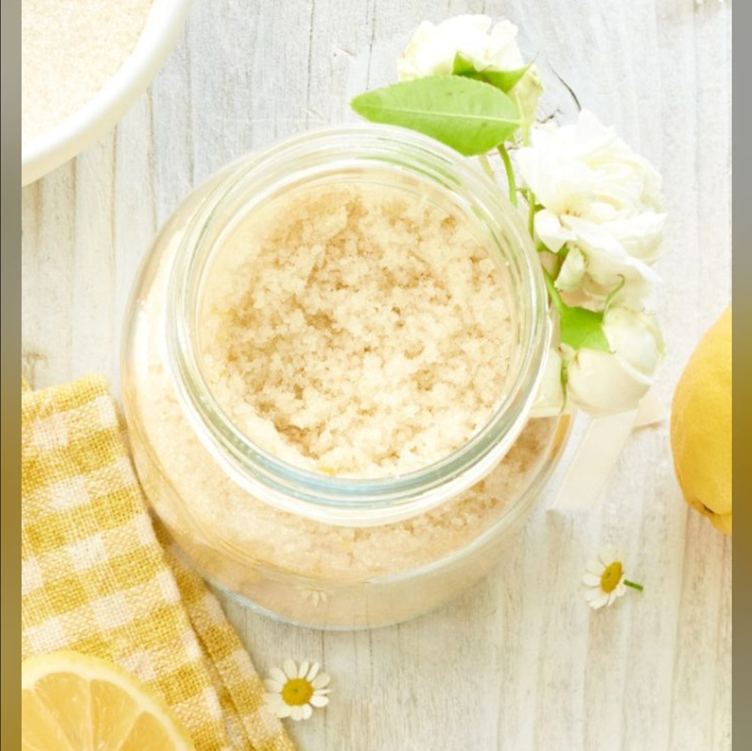 Lemon sugar scrub 10oz