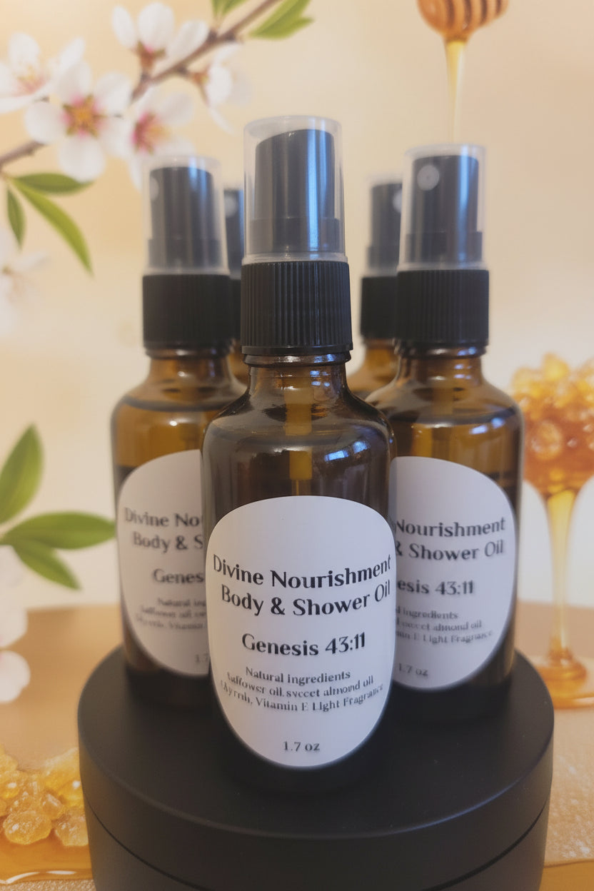 Divine nourishment body in shower oil