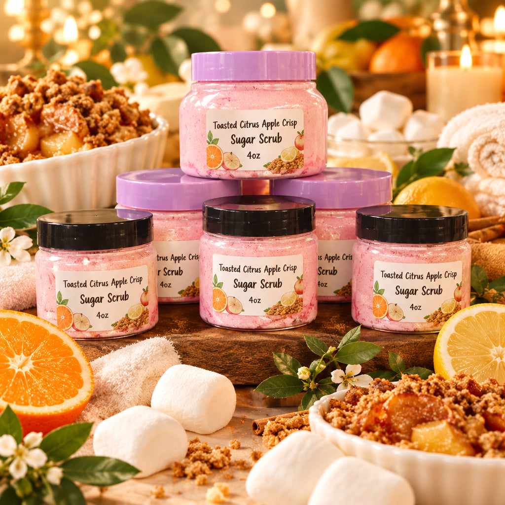 Toasted citrus Apple Crisp sugar scrub