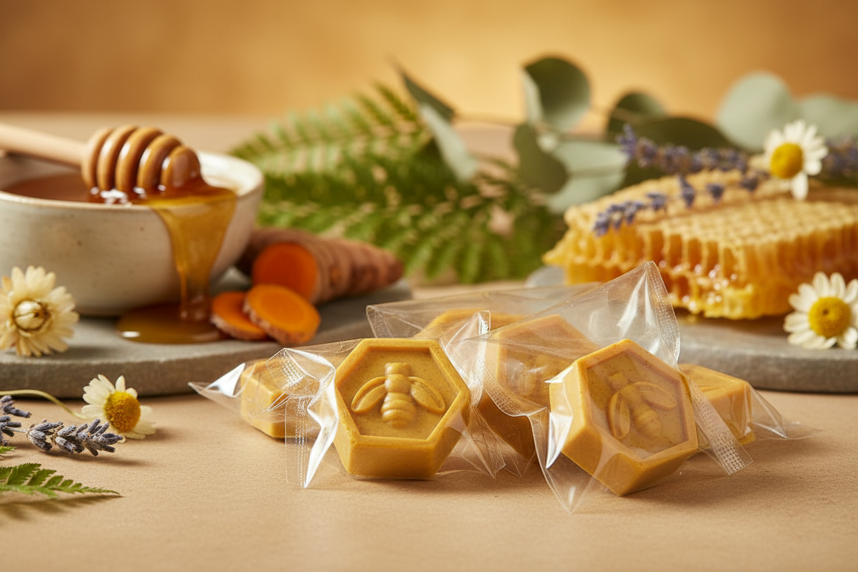 Turmeric sample soap