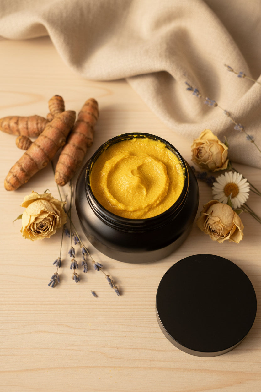 Turmeric Lemon Sugar Scrub 8 oz